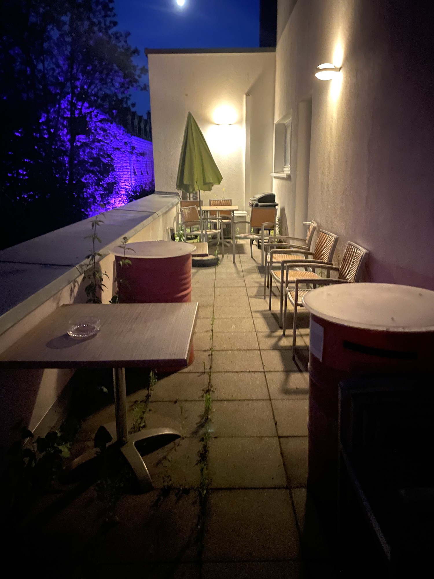 Balkon der Villa